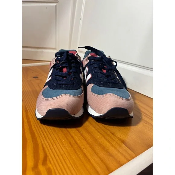 New Balance 574 Mens Casual Lifestyle Shoes Navy Pink Teal White N Logo size 11 - Picture 5 of 11